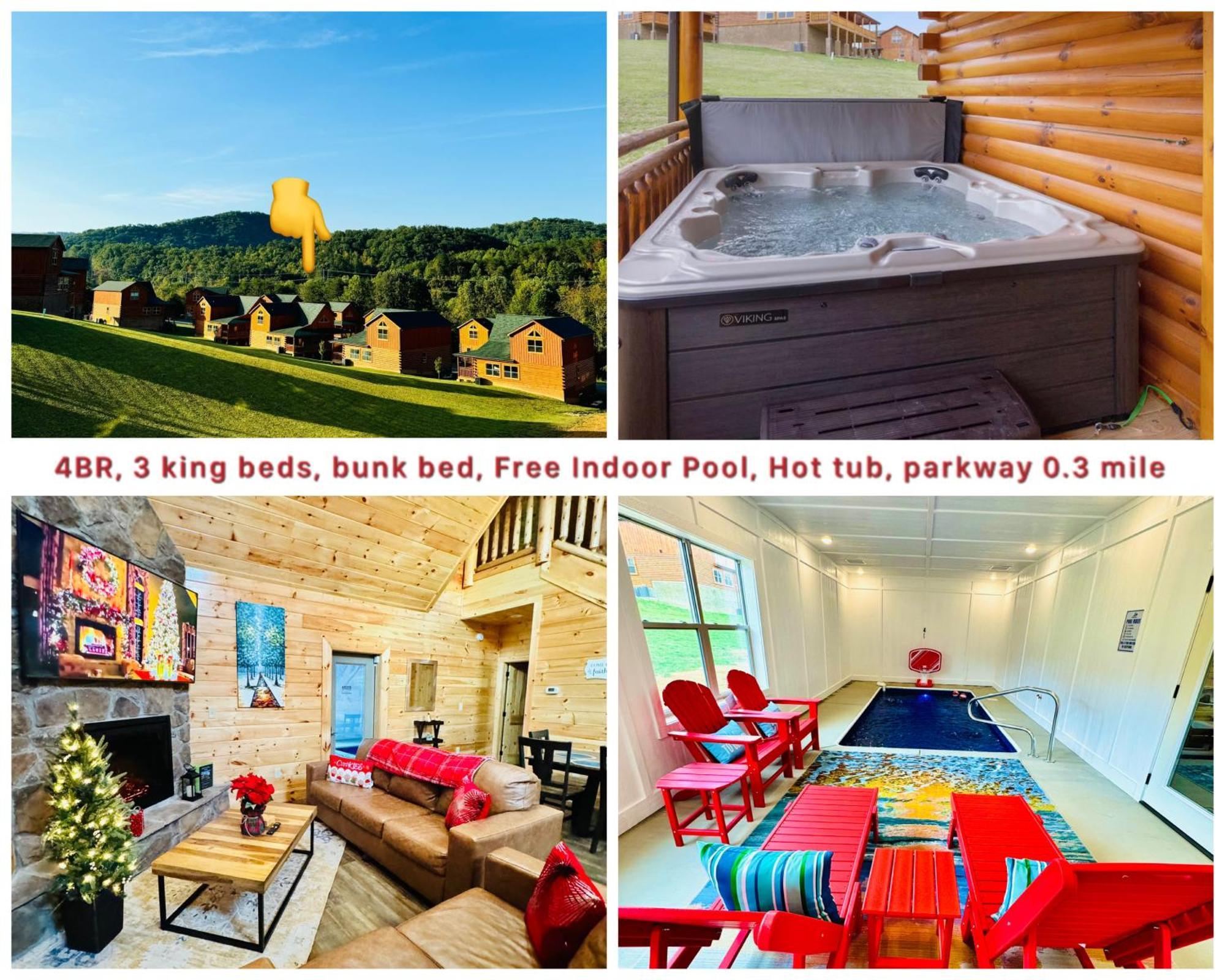 New! Indoor Pool/Ps 5/Hot Tub/Parkway Βίλα Pigeon Forge Εξωτερικό φωτογραφία
