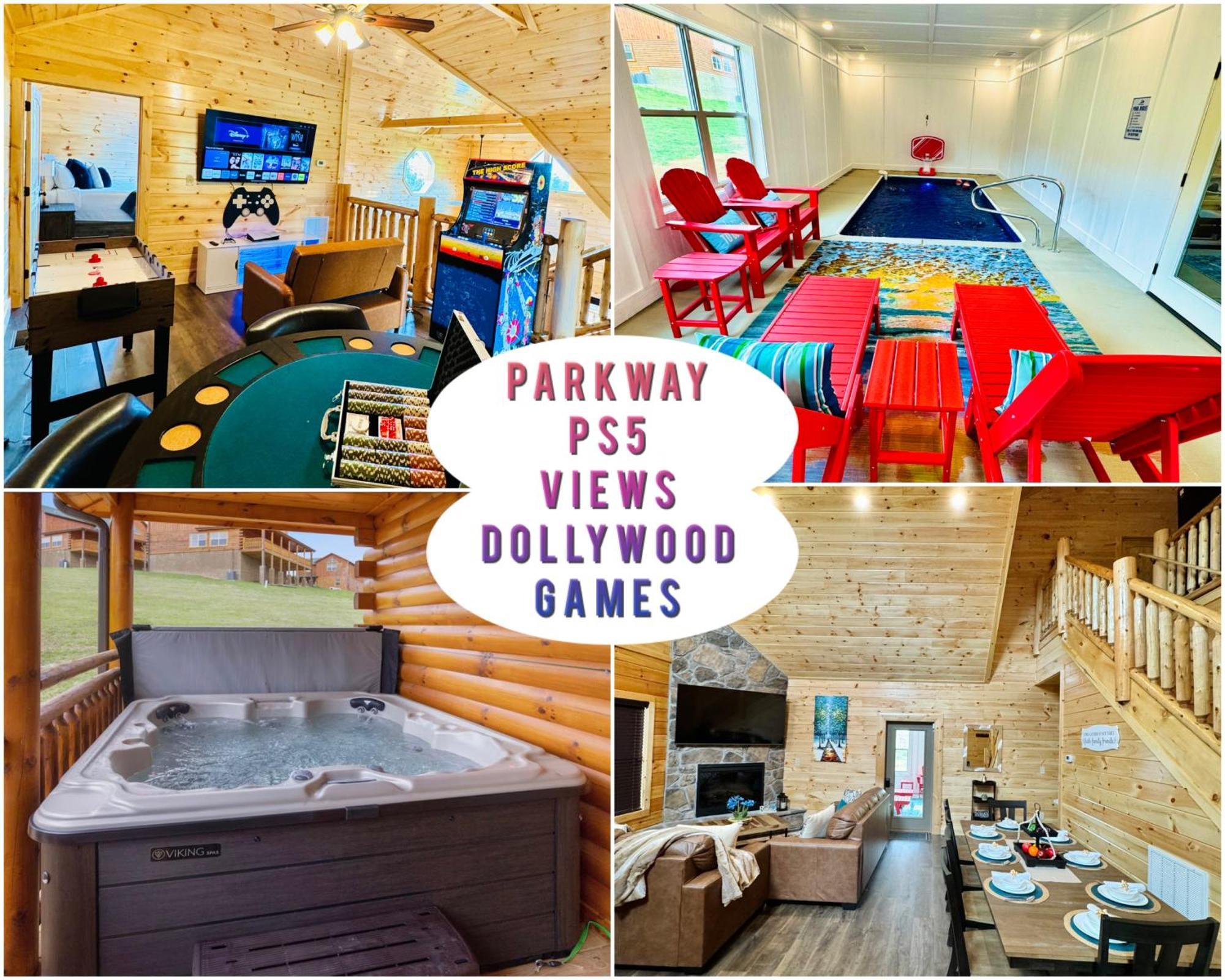 New! Indoor Pool/Ps 5/Hot Tub/Parkway Βίλα Pigeon Forge Εξωτερικό φωτογραφία